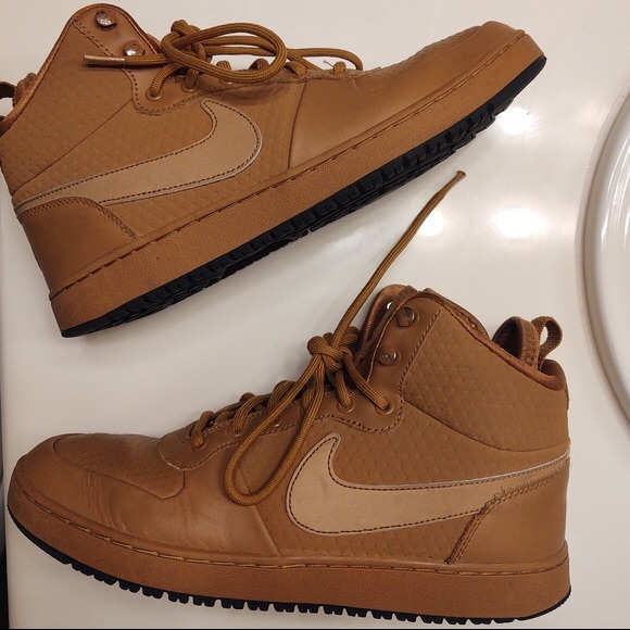 Nike Men’s Court Borough Mid Winter Wheat Sz 9 - Picture 3 of 3